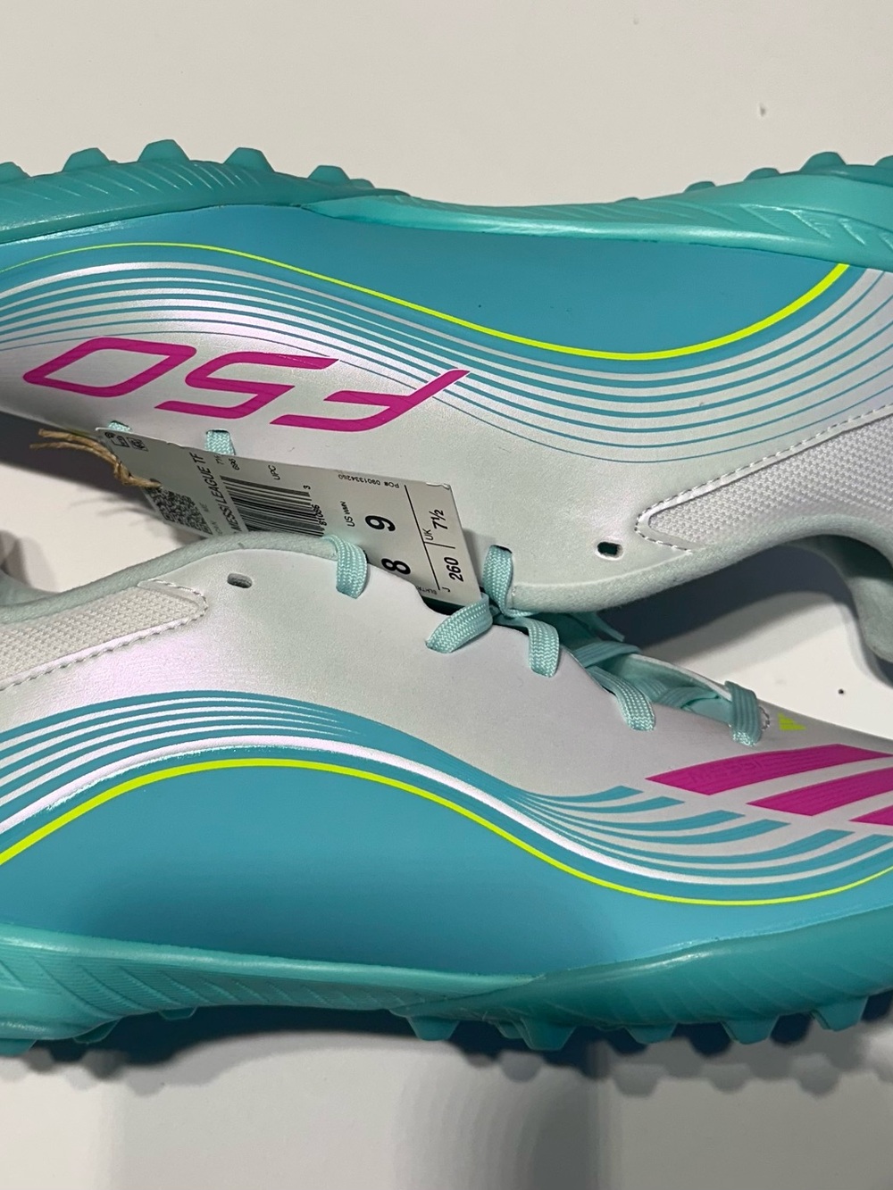 Adidas F50 League Tf 'Messi Aurora Radiante Pack' Men Sz 8 JQ0937 World Cup NWOB